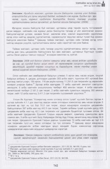 «Төрийн мэдээлэл» № 17, файлын 55-р хуудас