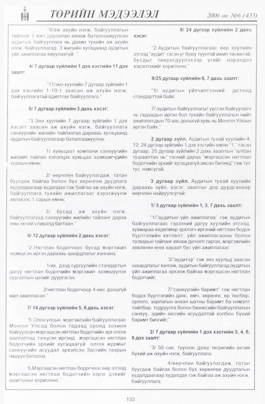 «Төрийн мэдээлэл» № 3, файлын 156-р хуудас
