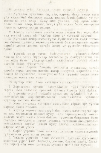 «Төрийн мэдээлэл» № 1, файлын 33-р хуудас