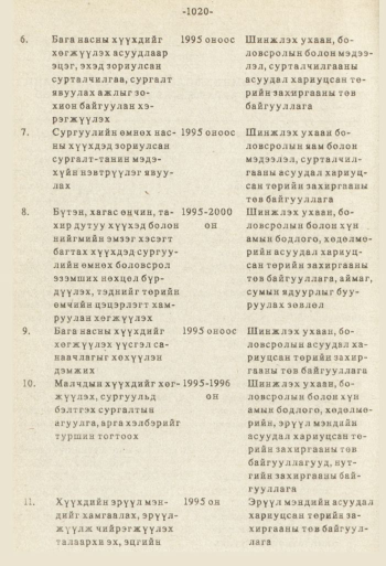 «Төрийн мэдээлэл» № 8-9, файлын 137-р хуудас