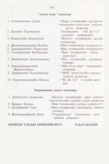«Төрийн мэдээлэл» № 10, 940-р хуудасны скан
