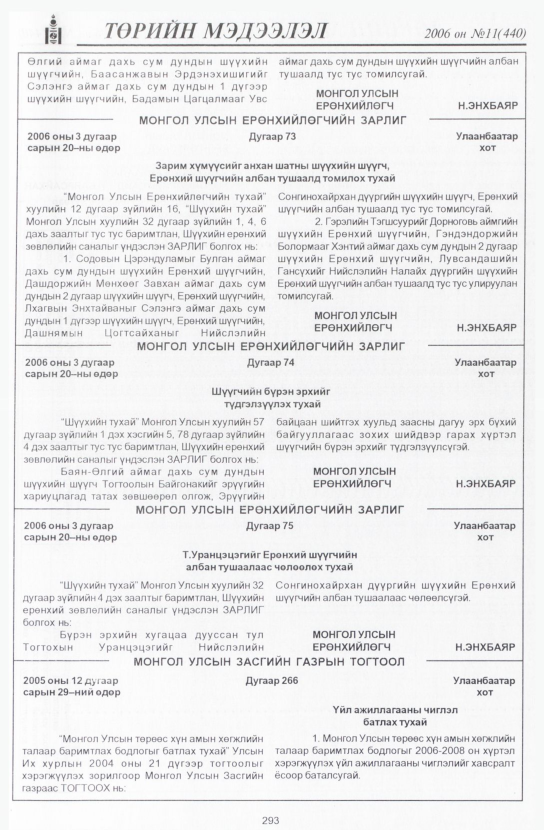 «Төрийн мэдээлэл» № 10, файлын 336-р хуудас