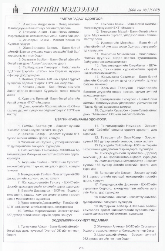 «Төрийн мэдээлэл» № 13, файлын 332-р хуудас