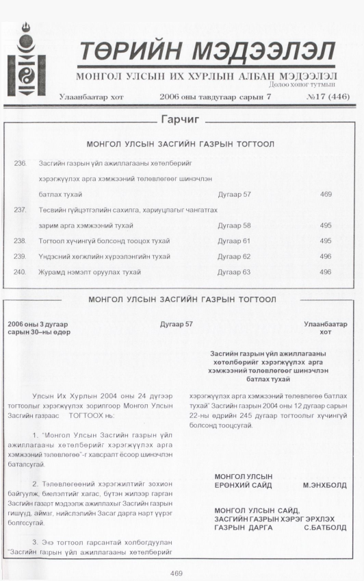 «Төрийн мэдээлэл» № 18, файлын 120-р хуудас