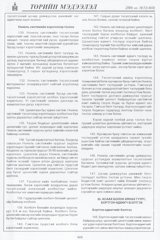«Төрийн мэдээлэл» № 33, файлын 162-р хуудас