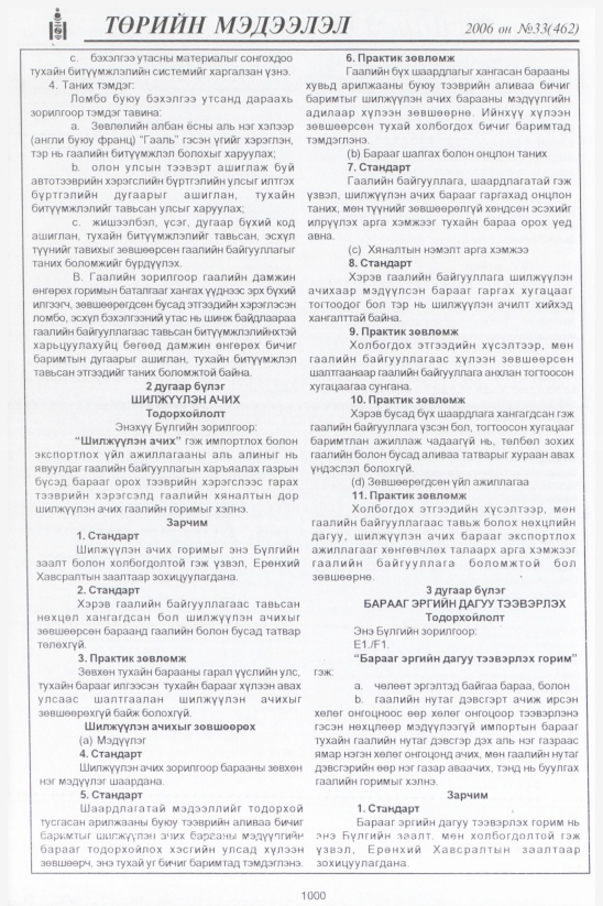 «Төрийн мэдээлэл» № 34, файлын 261-р хуудас