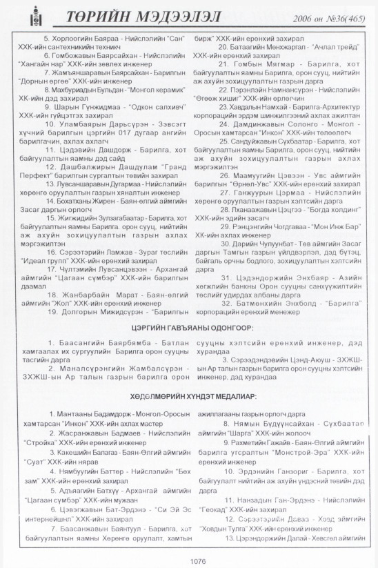 «Төрийн мэдээлэл» № 34, файлын 349-р хуудас