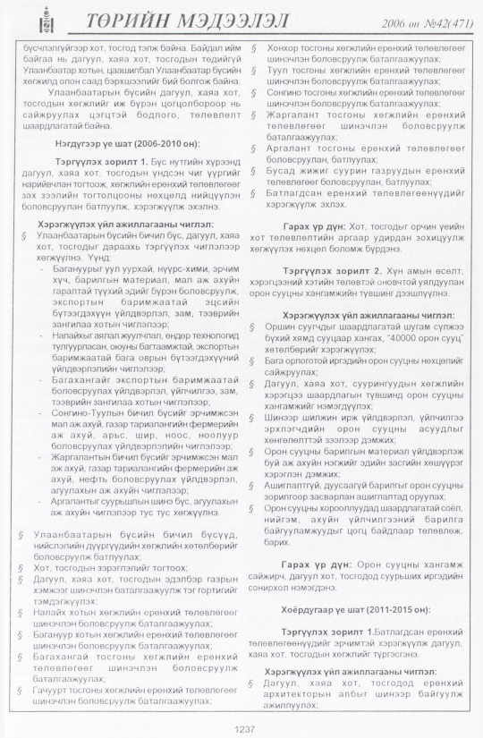 «Төрийн мэдээлэл» № 46, файлын 126-р хуудас