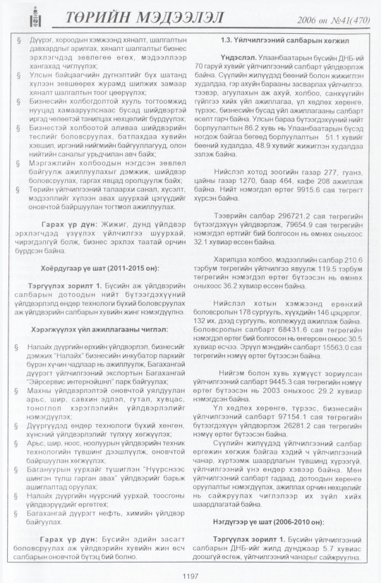 «Төрийн мэдээлэл» № 47, файлын 84-р хуудас