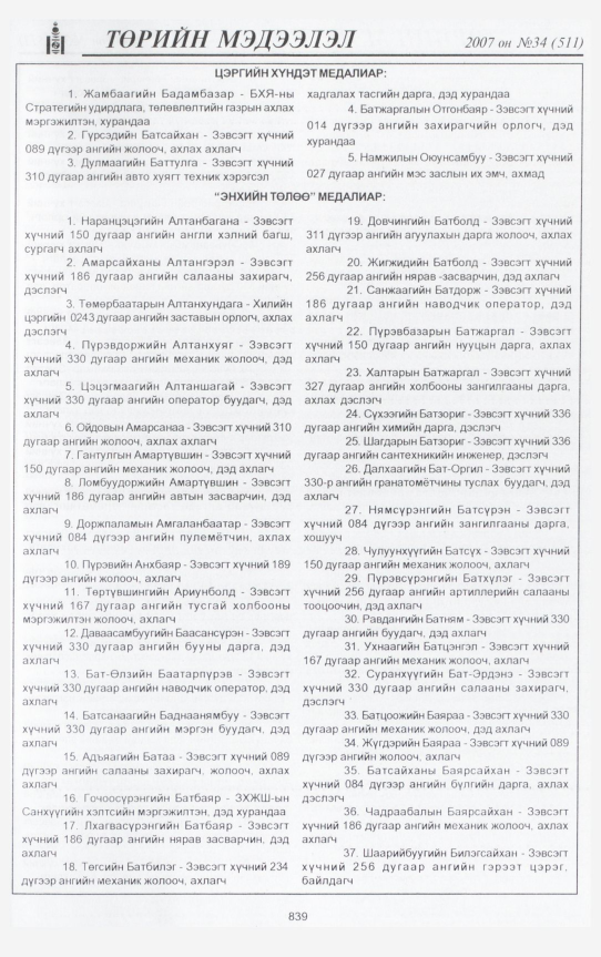 «Төрийн мэдээлэл» № 35, файлын 310-р хуудас