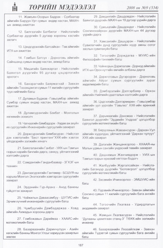 «Төрийн мэдээлэл» № 8, файлын 220-р хуудас