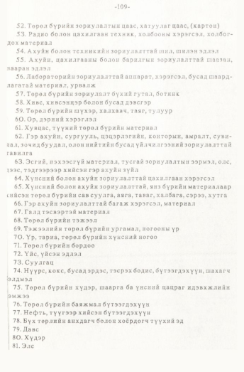 «Төрийн мэдээлэл» № 1, файлын 110-р хуудас