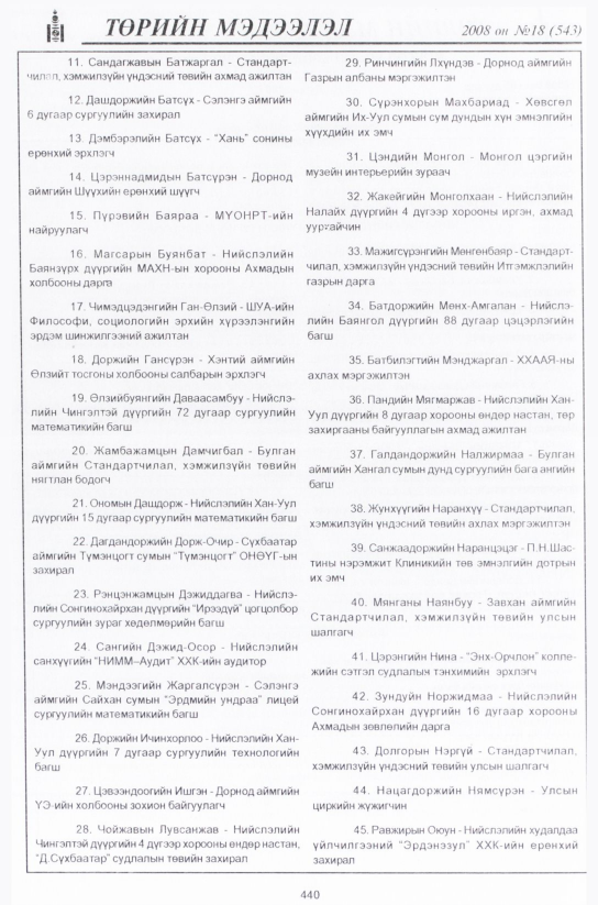 «Төрийн мэдээлэл» № 18, файлын 183-р хуудас