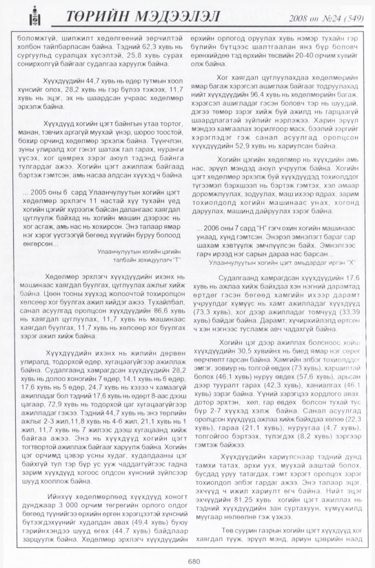 «Төрийн мэдээлэл» № 23, файлын 461-р хуудас