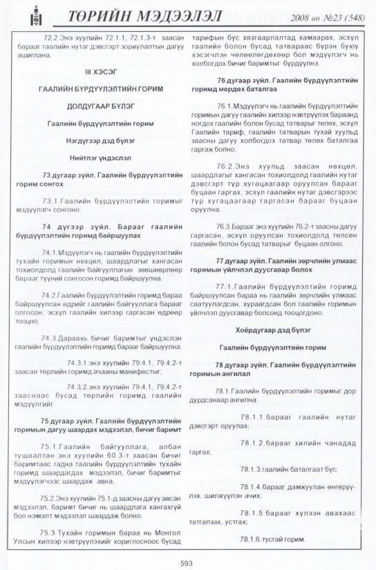 «Төрийн мэдээлэл» № 24, файлын 372-р хуудас