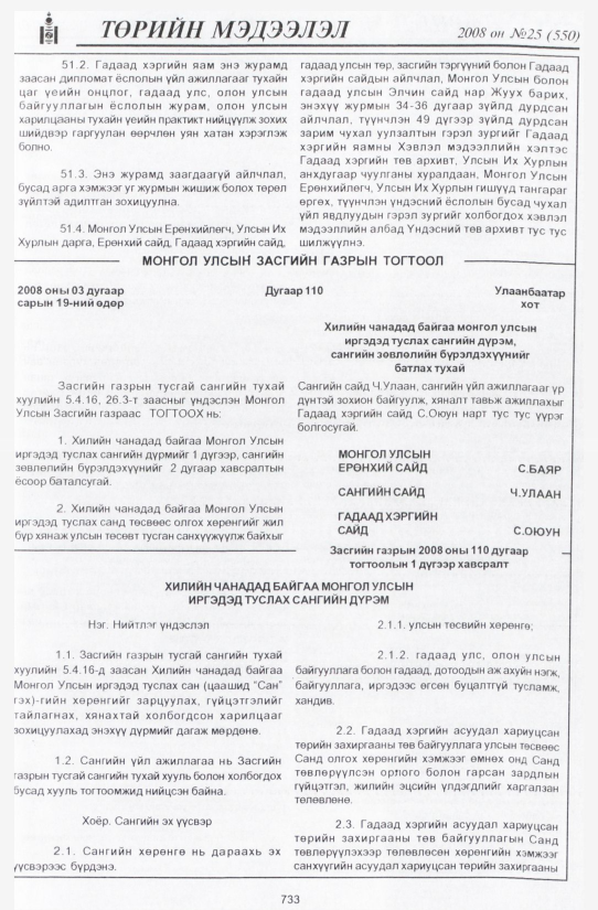 «Төрийн мэдээлэл» № 28, файлын 28-р хуудас