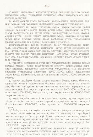 «Төрийн мэдээлэл» № 4, 436-р хуудасны скан