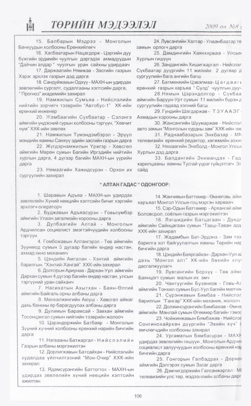 «Төрийн мэдээлэл» № 8, файлын 130-р хуудас