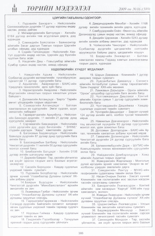 «Төрийн мэдээлэл» № 17, файлын 83-р хуудас