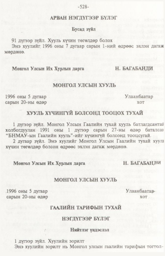«Төрийн мэдээлэл» № 6, файлын 33-р хуудас