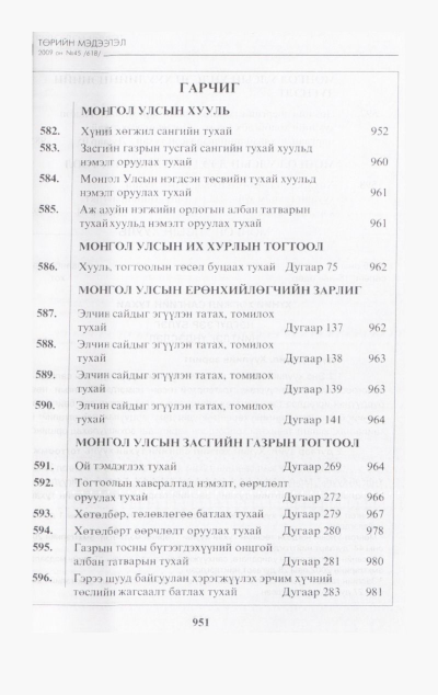 «Төрийн мэдээлэл» № 45, файлын 116-р хуудас