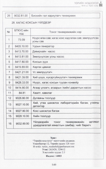«Төрийн мэдээлэл» № 3, файлын 41-р хуудас