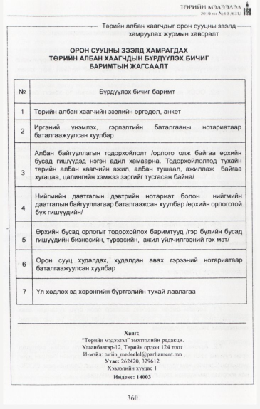 «Төрийн мэдээлэл» № 10, файлын 16-р хуудас