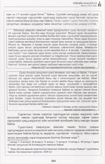 «Төрийн мэдээлэл» № 15, файлын 21-р хуудас