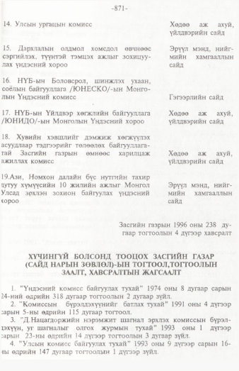 «Төрийн мэдээлэл» № 12, 871-р хуудасны скан