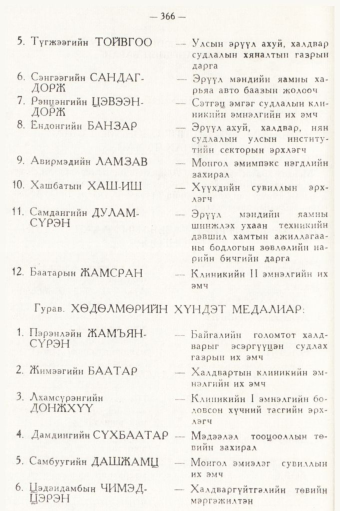 «Төрийн мэдээлэл» № 5, 366-р хуудасны скан