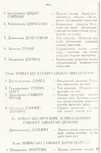«Төрийн мэдээлэл» № 5, 384-р хуудасны скан