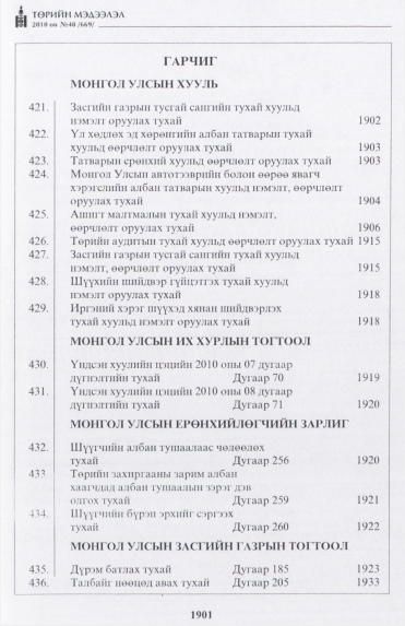 «Төрийн мэдээлэл» № 48, файлын 3-р хуудас