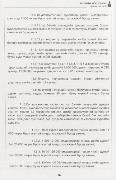 «Төрийн мэдээлэл» № 1, файлын 17-р хуудас