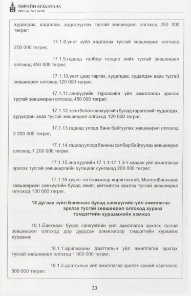 «Төрийн мэдээлэл» № 1, файлын 24-р хуудас