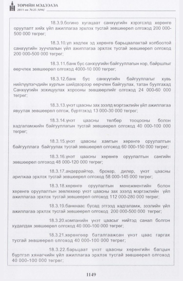 «Төрийн мэдээлэл» № 25, файлын 42-р хуудас