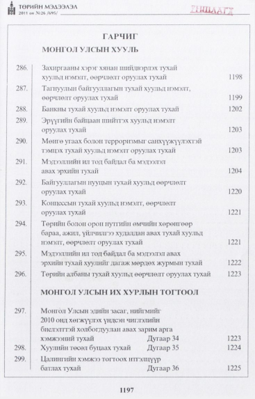 «Төрийн мэдээлэл» № 26, файлын 2-р хуудас