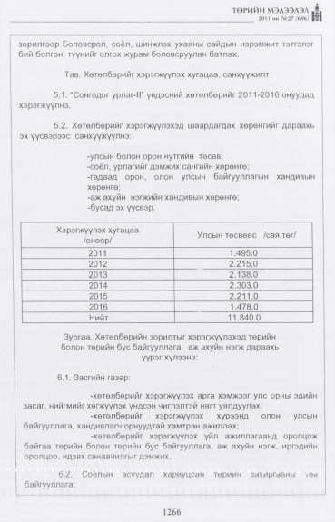 «Төрийн мэдээлэл» № 27, файлын 15-р хуудас