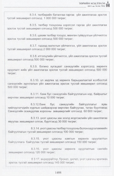 «Төрийн мэдээлэл» № 34, файлын 17-р хуудас