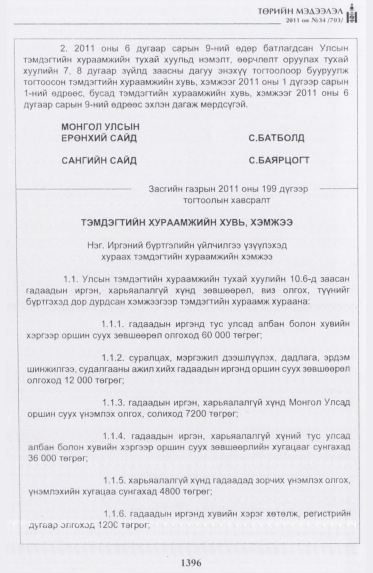 «Төрийн мэдээлэл» № 34, файлын 5-р хуудас