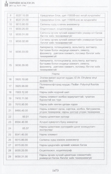 «Төрийн мэдээлэл» № 37, файлын 34-р хуудас