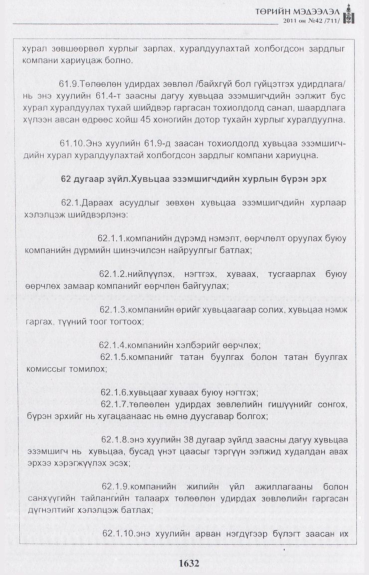«Төрийн мэдээлэл» № 42, файлын 53-р хуудас