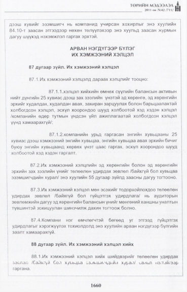 «Төрийн мэдээлэл» № 42, файлын 81-р хуудас