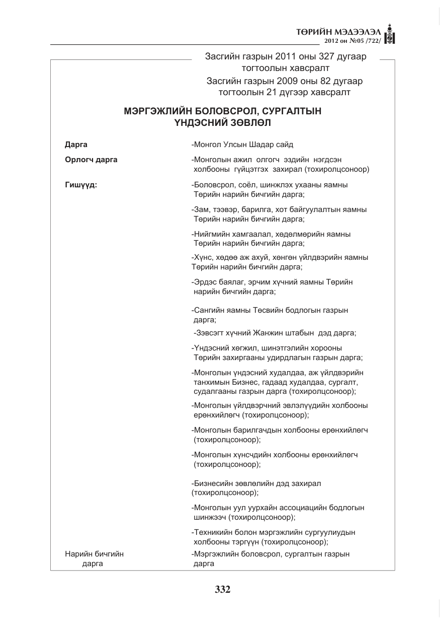 «Төрийн мэдээлэл» № 5, файлын 8-р хуудас