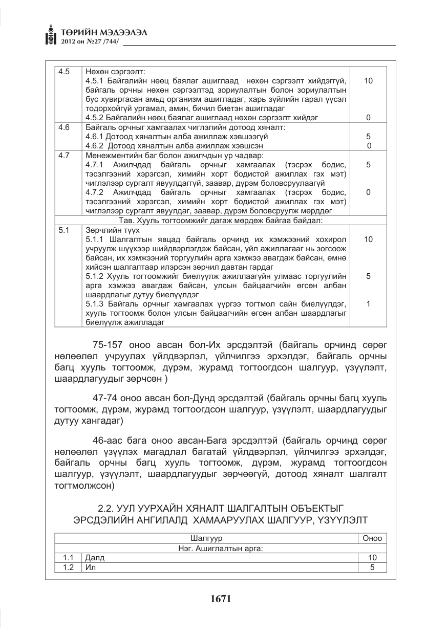«Төрийн мэдээлэл» № 27, файлын 19-р хуудас