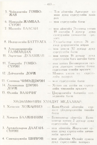 «Төрийн мэдээлэл» № 6, 453-р хуудасны скан
