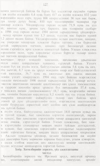 «Төрийн мэдээлэл» № 1, 127-р хуудасны скан
