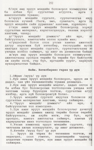 «Төрийн мэдээлэл» № 2, файлын 109-р хуудас