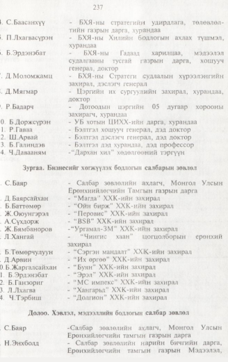 «Төрийн мэдээлэл» № 2, 237-р хуудасны скан