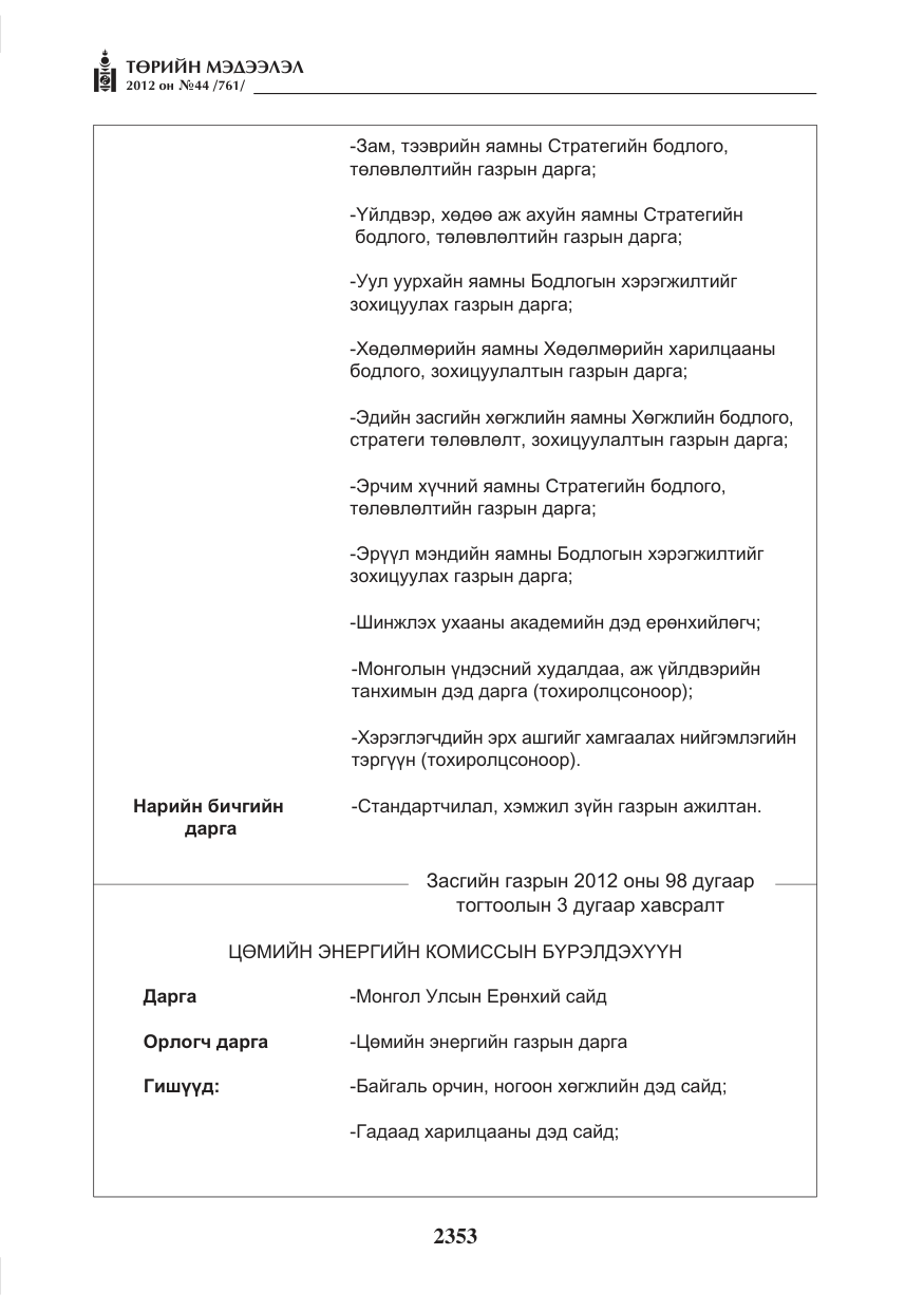 «Төрийн мэдээлэл» № 44, файлын 17-р хуудас