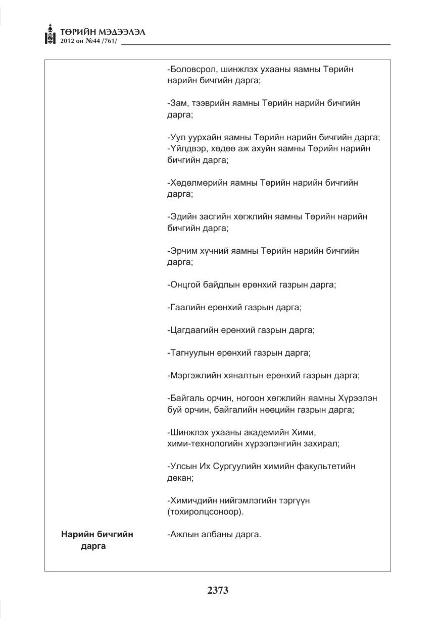 «Төрийн мэдээлэл» № 44, файлын 37-р хуудас